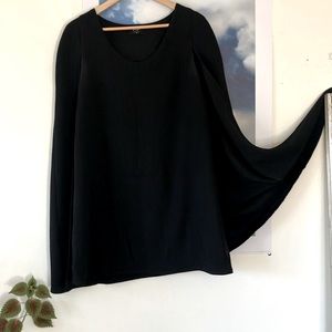 Nasty Gal Catherine Cape Dress Sz m